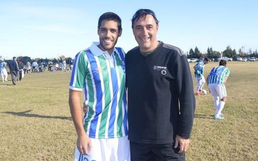 Gonzalo Palomas y su padre